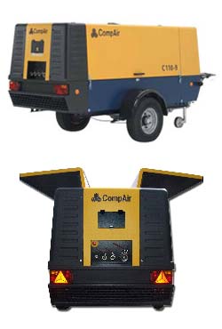 KMR Driiling COMPAIR C85/14 x 2 ONE TOWABLE (C53CJ) AND ONE TRUCK MOUNTED COMPRESSOR