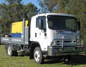 Isuzu FSS550 four wheel drive truck